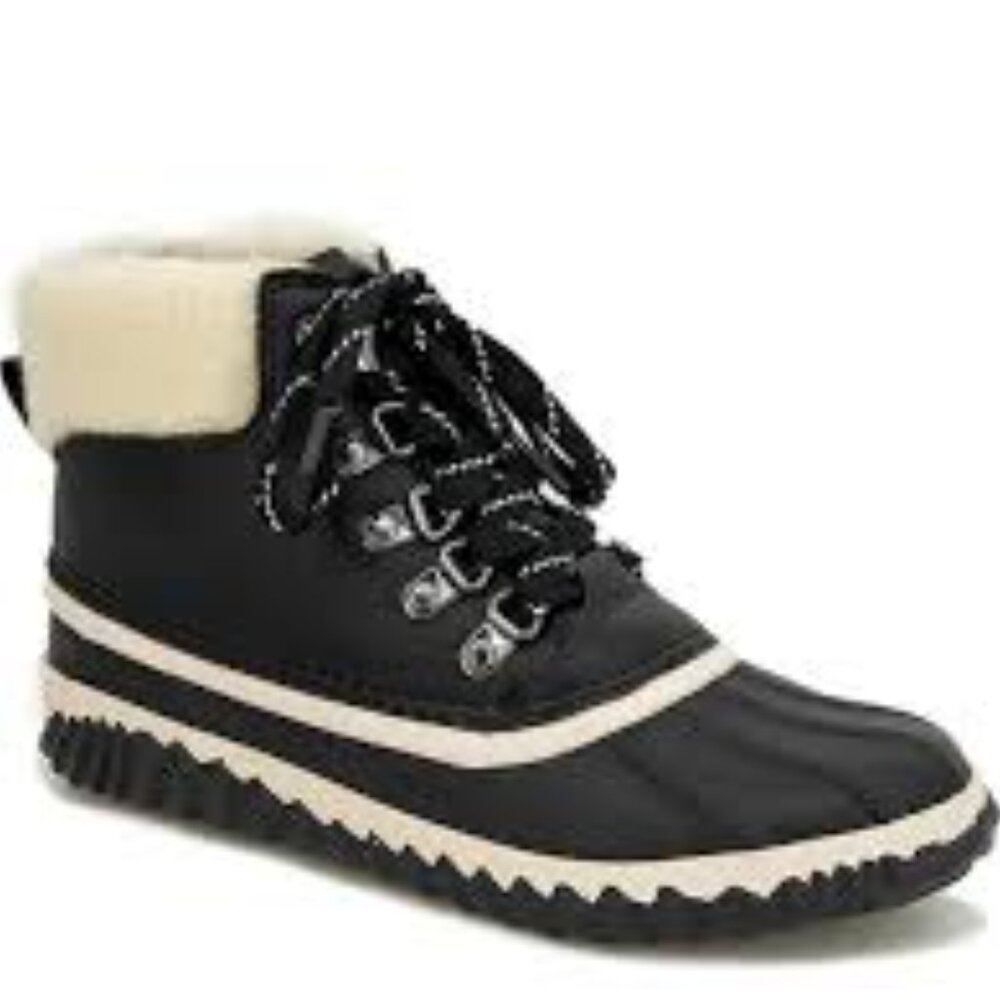 JBU Black and Cream Ankle Boots